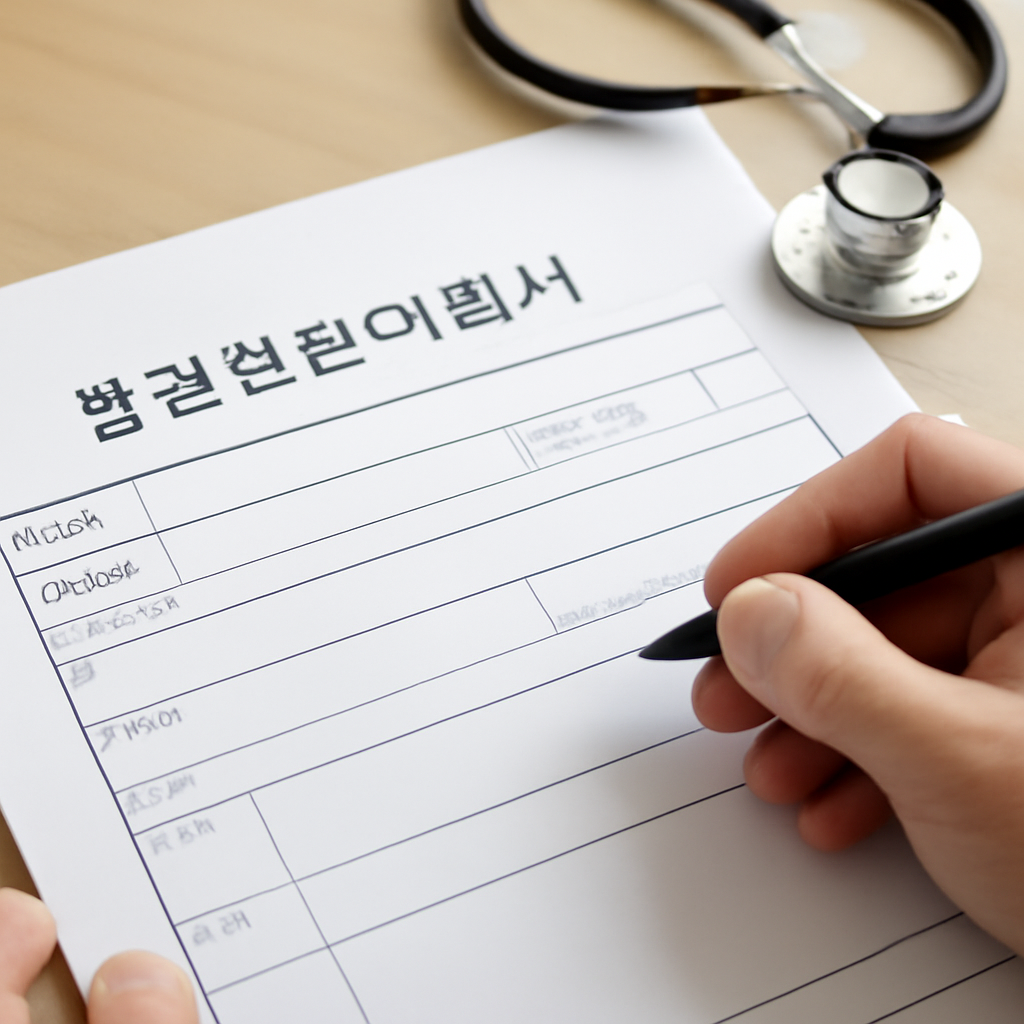병원진료의뢰서 대표 이미지